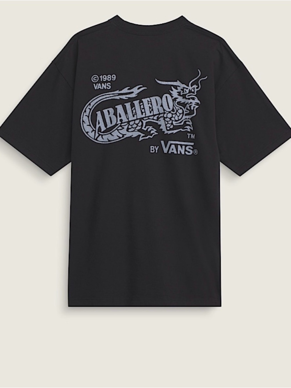 Vans Black Caballero Dragon Graphic Tee